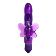 EVOLVED SLENDERS FLUTTER VIBRADOR CON ESTIMULADOR MORADO